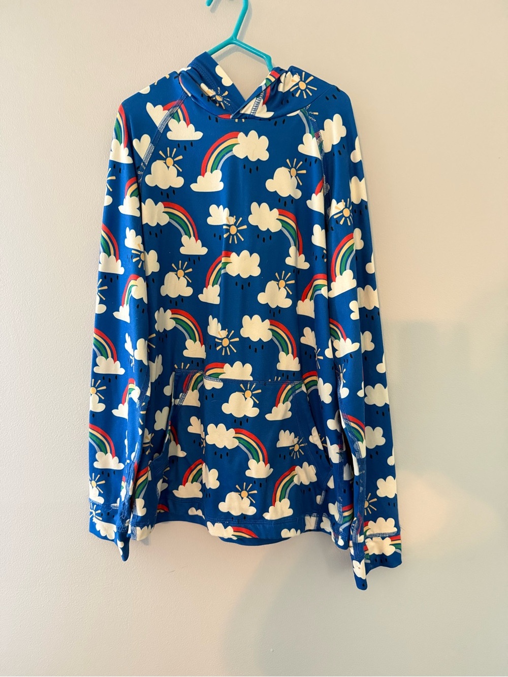 Hanna Andersson Rain or Shine Sunblock UV protect swim Hoodie size 10